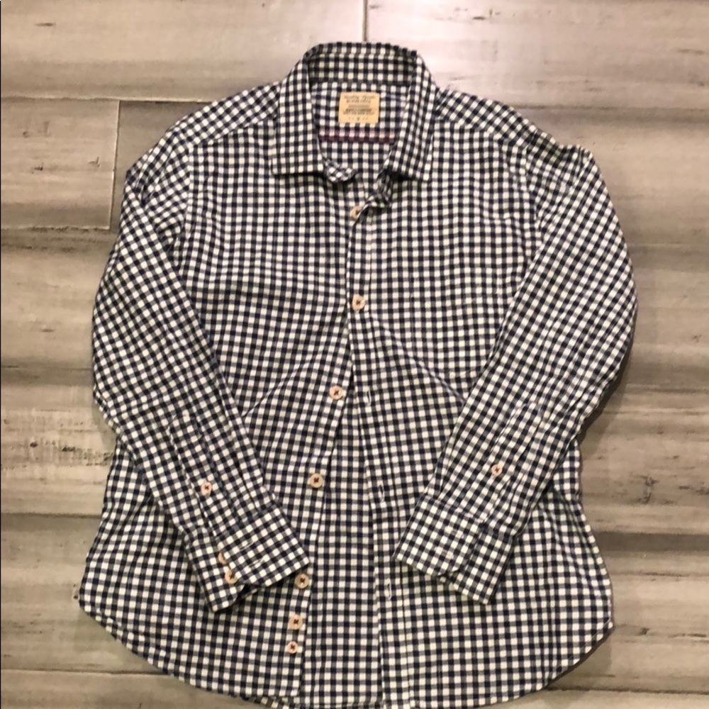 Boys Rose Pistol button down SZ 8